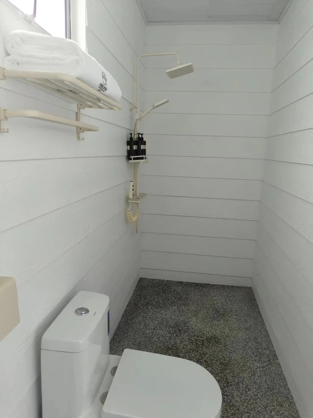 Spacious double vanity bathroom, Luxury Villa, Bubblefish Water Villa